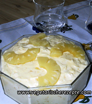 Annanas-Sahne-Pudding