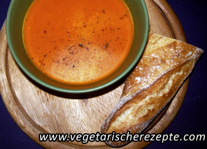 Schnelle Tomatensuppe